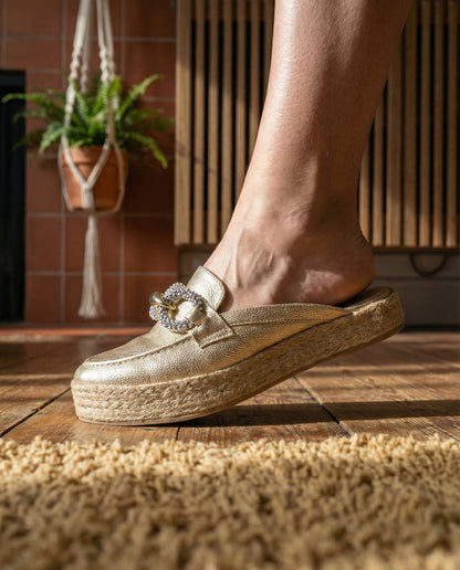 Suecos Loafer de Cuero