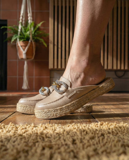 Suecos Loafer de Cuero